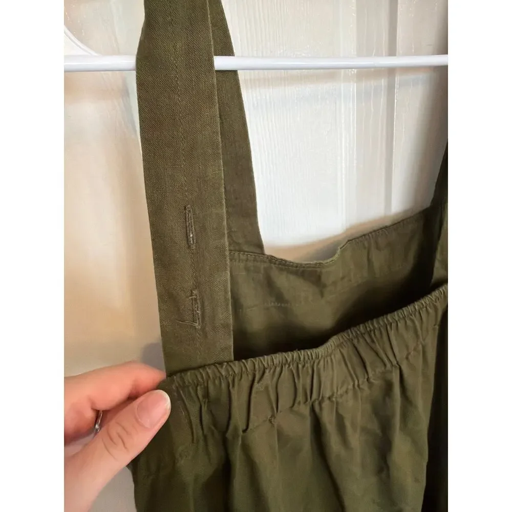 Quince 100% European Linen Square Neck Size S